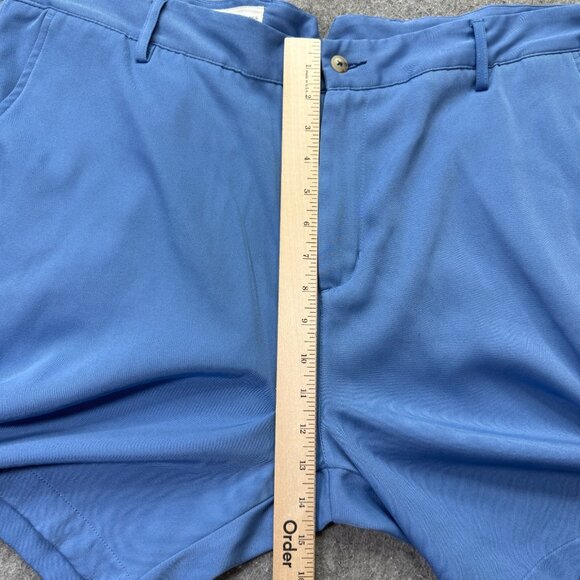 Onward Reserve Shorts Men 42 Blue Flat Front Performance Stretch 7" - Picture 16 of 16